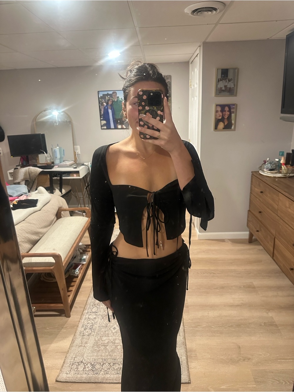 Black Maxi Skirt Set - NWT - Picture 2 of 4
